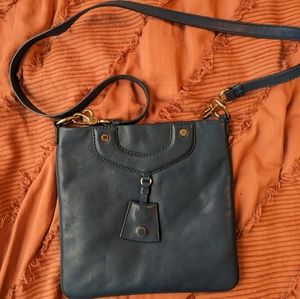 Marc by Marc Jacobs Blue Leather Cross Body Bag (Sample)